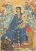 Duccio di Buoninsegna Madonna of the Franciscans (mk08) oil